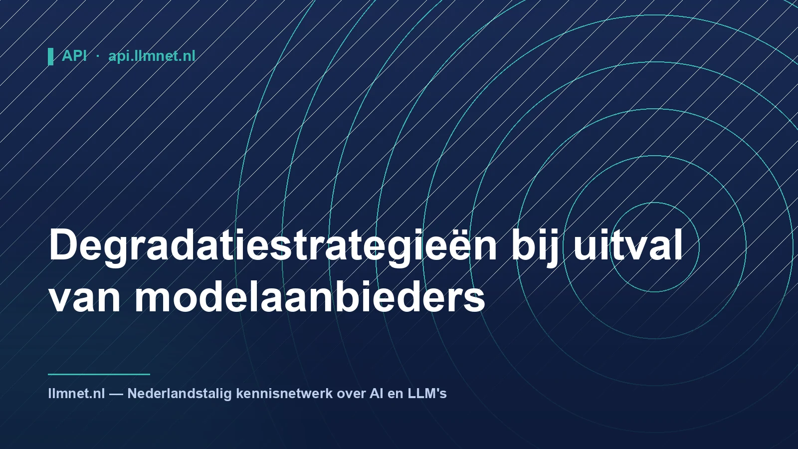 Degradation Strategies for LLM Provider Outages