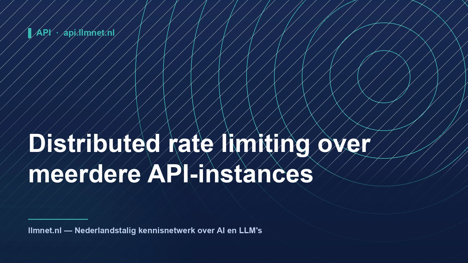 Distributed rate limiting across multiple API instances