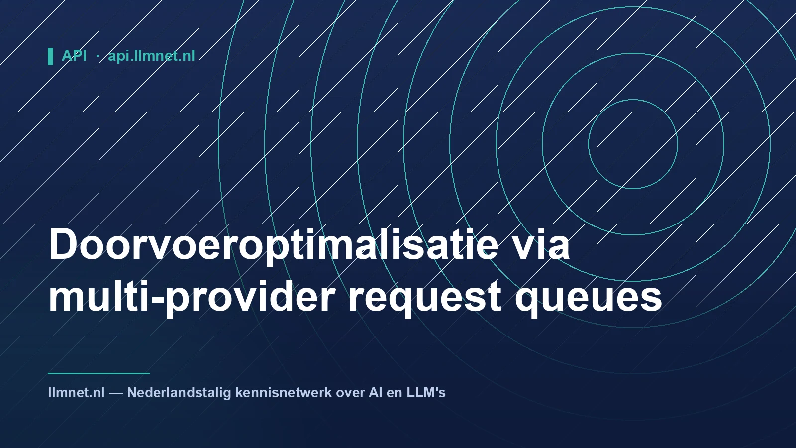 Doorvoeroptimalisatie via multi-provider queues