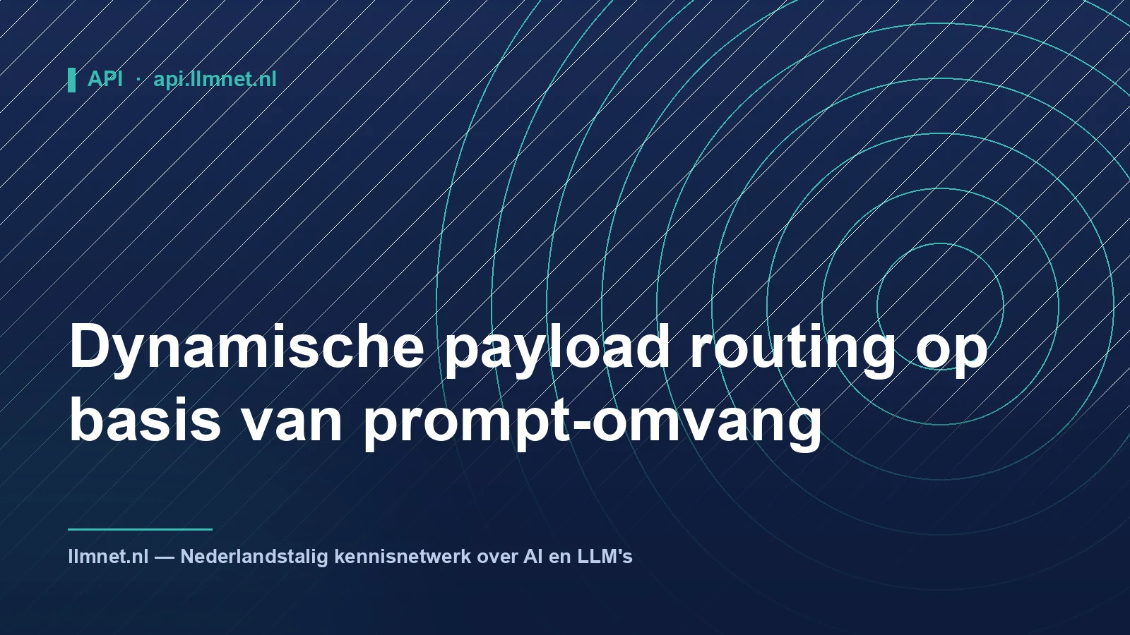 Dynamische payload routing op basis van prompt-omvang