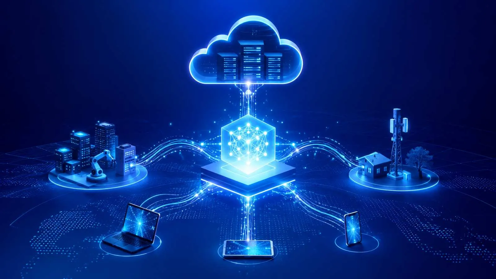 Architectuur van Hybrid Cloud/Edge LLM API Integraties